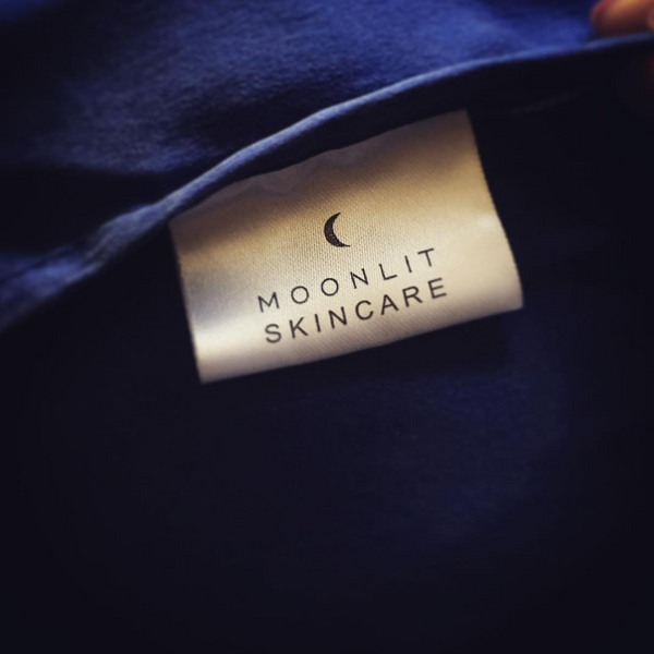 Moonlit Skincare - Cloud 9 Silk Pillowcase in Night Sky Navy